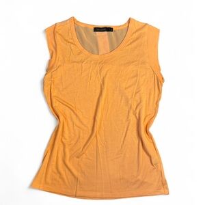 Y2K The Limited Women's Scoop Neck Tank - Tangerine, orange tank top